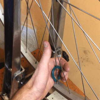 adjusting bike spokes